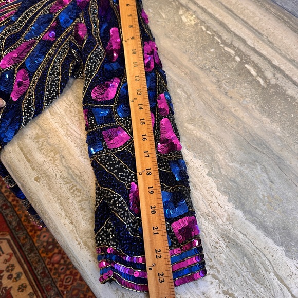 Mob wife vintage sequin cardigan - Picture 5 of 7